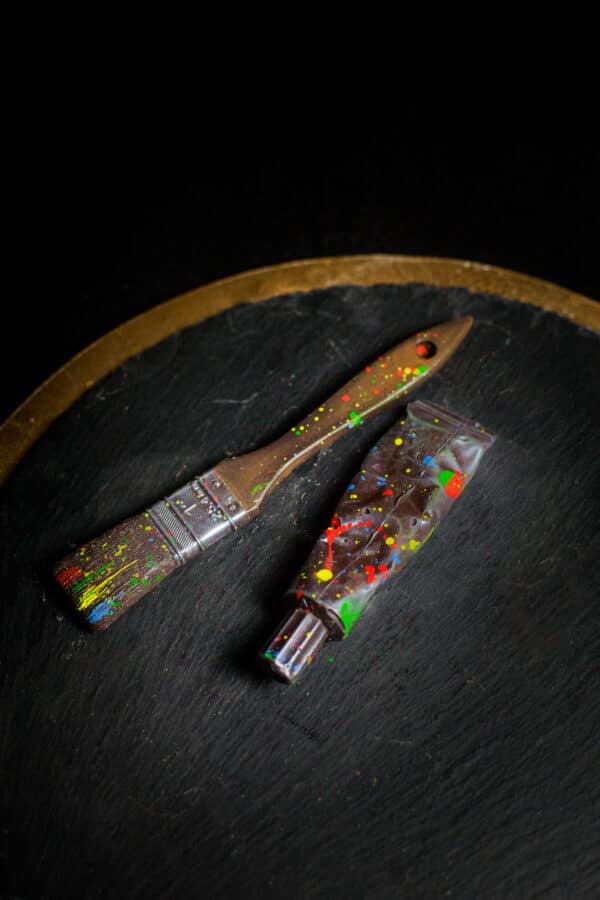 Paintbrush with tube